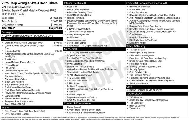 jeep wrangler 4xe 2025 1C4RJXP69SW585667 image jeep wrangler 4xe 2025 1C4RJXP69SW585667 image